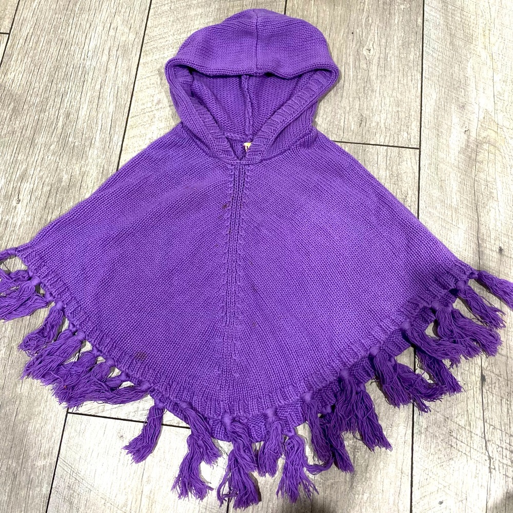 Toddler Purple Shawl